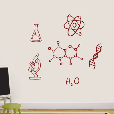 Adhésif décoratif chimie