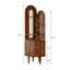 Armoire de coin en bois massif