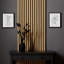 Mishay Wall Paneling in Brown/Black (4-pack)-744020894
