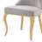 Boucle Dining Chairs With Polished Chrome Frame-886422498-886422497