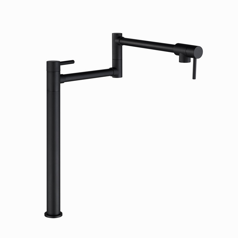 Robinet remplisseur de pot avec tige d'extension, Matte Black