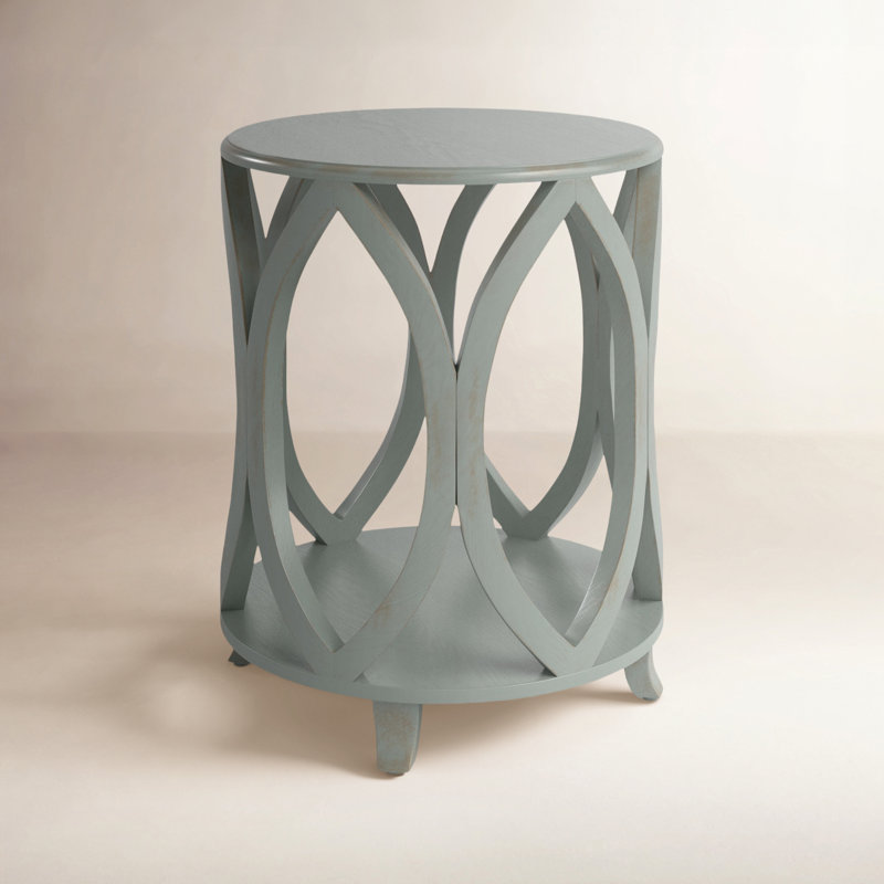 Smithson Solid Wood End Table, Ash Gray