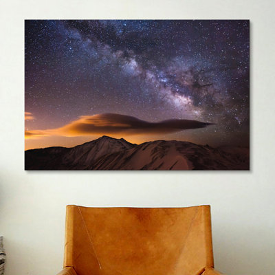«Milky Way Over the Rockies» par Dan Ballard, reproduction de photo sur toile