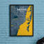 « miami city map », reproduction d’impression sur affiche en forme de amusante-31736440