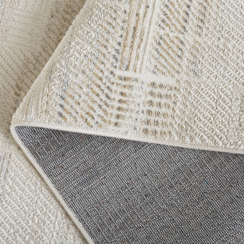 Delvina Performance Abstract Rug, Rectangle 5' x 7'