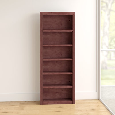 Elona 213 cm H x 81 cm W Solid Wood Standard Bookcase
