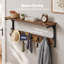 Particle Board Wall Mounted Required 7 - Hook Coat Rack