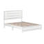 Ensemble de chambre à coucher 3 pièces pour grand lit tapissier avec lumières DEL, tables de chevet et rangement-469918484