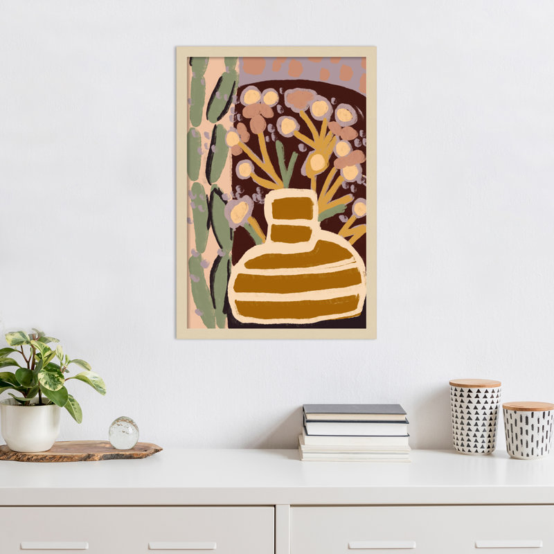 «Pastel Impression» par Treechild - reproduction d'un seul cadre, Brun, H 13 po x l 9 po