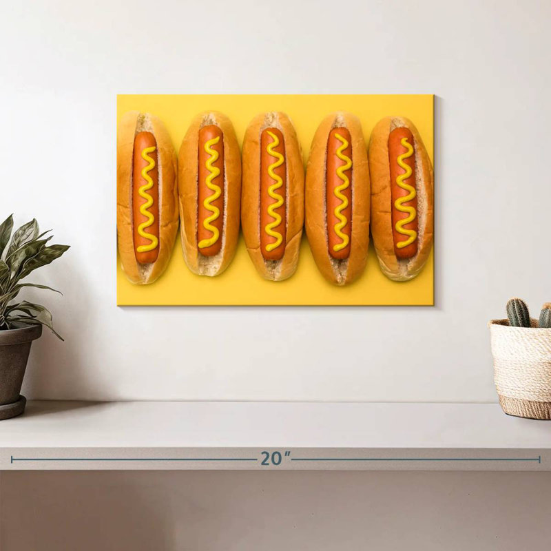 Yarlin Hot Dogs, H 8 po x l 12 po