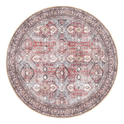 Mckellum Performance Chenille Floral Indoor Rug