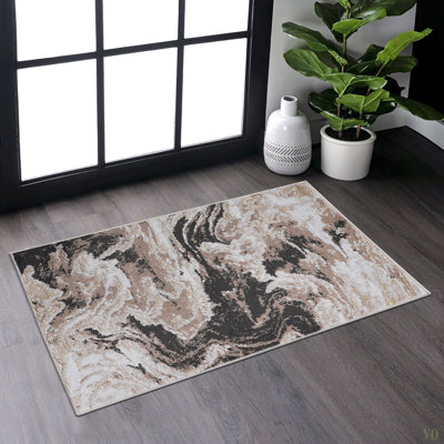 Collection 2X3 Abstract Non-Shedding Living Room Bedroom Dining Home Office Stylish And Stain Resistant Area Rug
