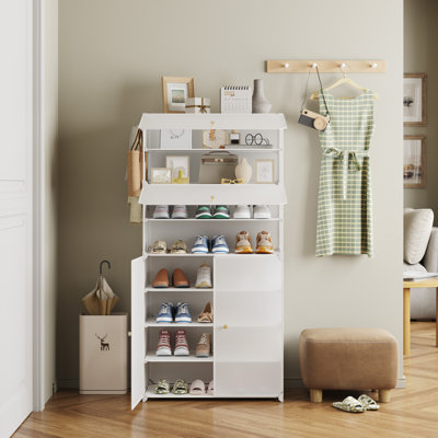 24 Pair Shoe Storage Cabinet