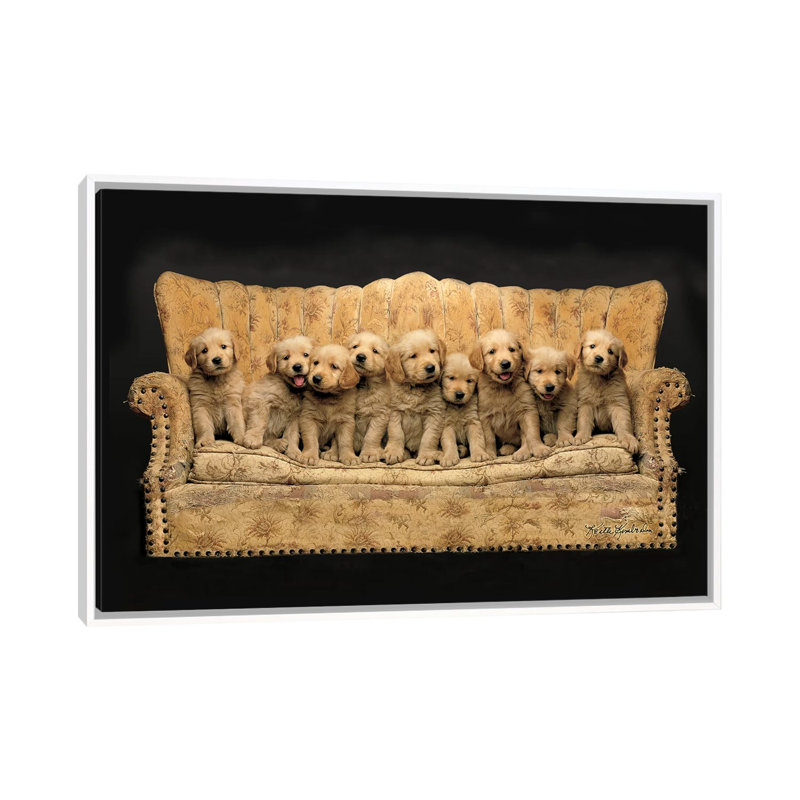 Gang's All Here II by Keith Kimberlin - Print on Canvas, 101.6 cm H x 66.04 cm W, White Framed