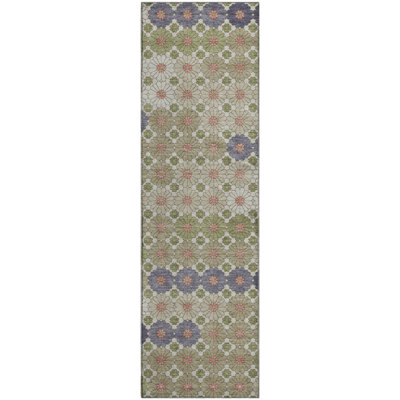 Premium Machine Washable Varasteh AMF1678 Geometric Rug
