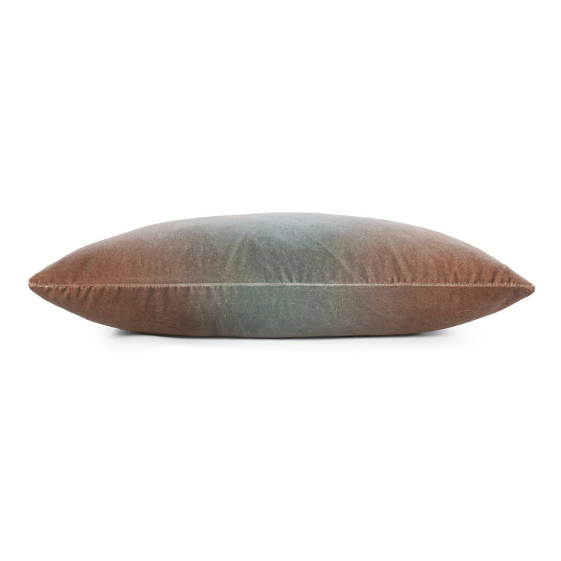 Matte Velvet Pillow Cover & Insert, Rectangle 14"H x 20"W, Agave