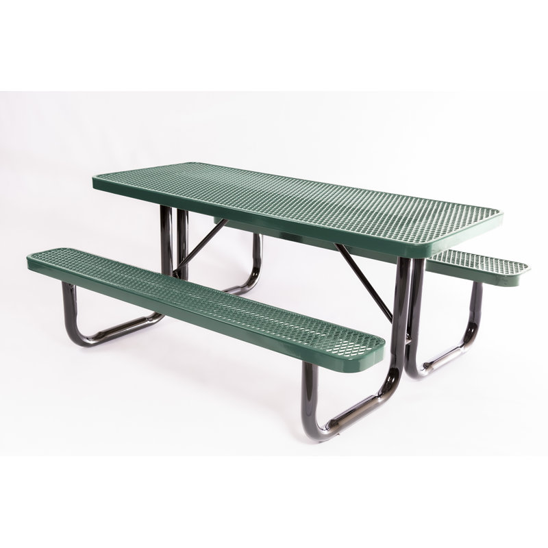 Table de pique-nique en plastique Dimaggio, Vert