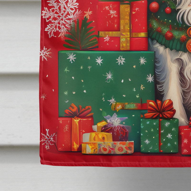 Double Sided 40'' H x 28'' W Polyester Christmas House Flag