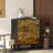 Chinese Style Retro Shoe Cabinet 17 Pair Shoe Storage Cabinet