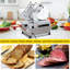 Electric Meat Slicer with Adjustable Thickness, Stainless Steel Blade Food Slicer for Meat, Cheese, Bread & Vegetables