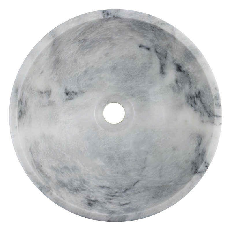 Ivy Bronx 370mm L x 370mm W Marble Circular Sink