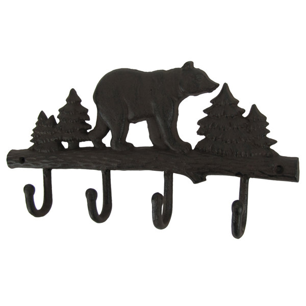 Bear Cast Iron Coat Hanger