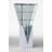 Mescal Triangular Design Curio w/ Shelves, Drawers & LED Lights-560696241