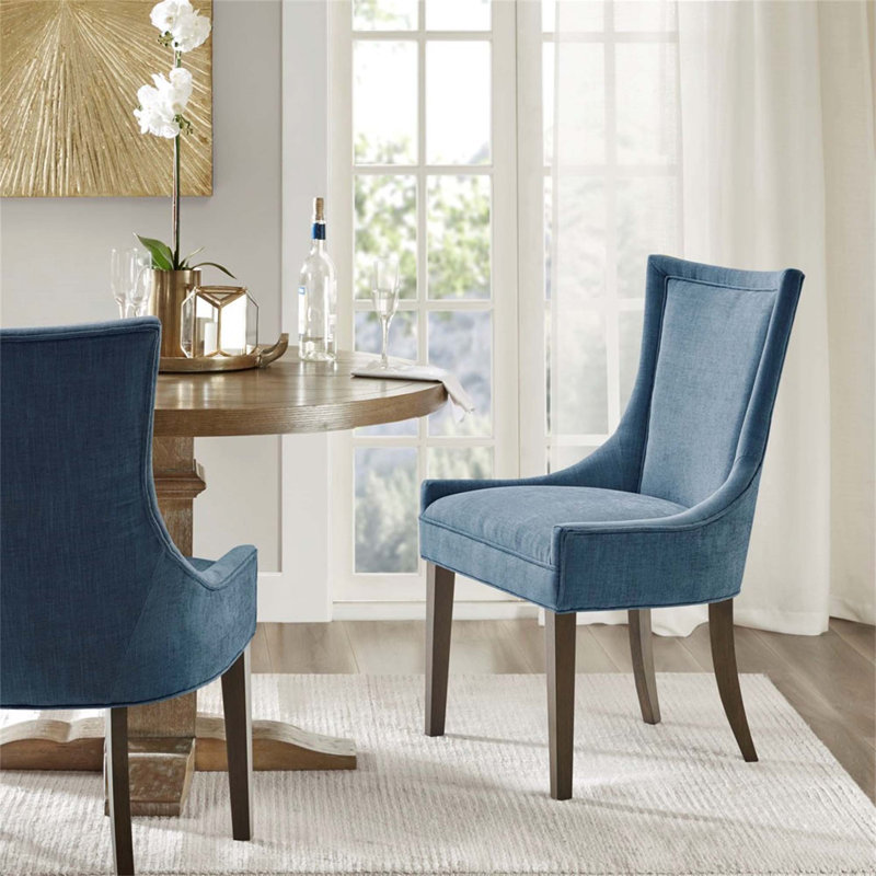 Chaise de salle à manger (ensemble de 2), Bleu