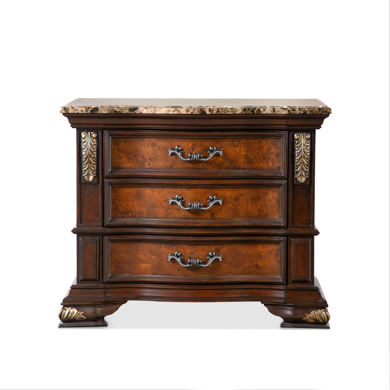 Table de chevet 3 tiroirs Allerdale