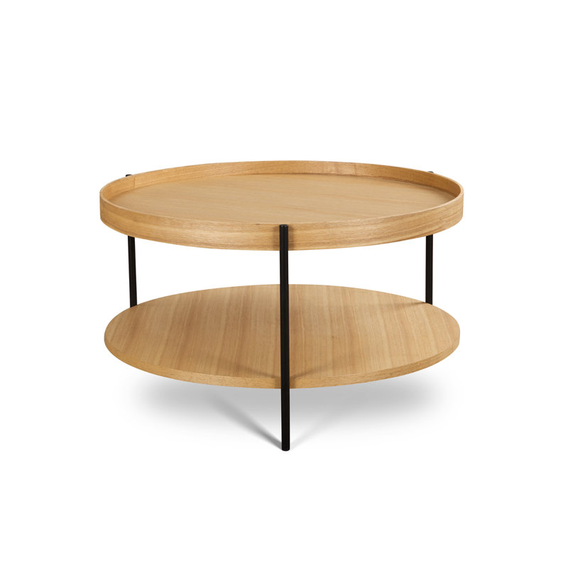 Aunica Three Leg Coffee Table, 39cm H x 68cm L x 68cm W