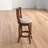 Morgan Swivel Upholstered Counter Stool with Solid Wood Frame-753076517-798800189