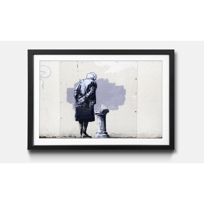 Streetart No.2 by Banksy - Single Picture Frame Print