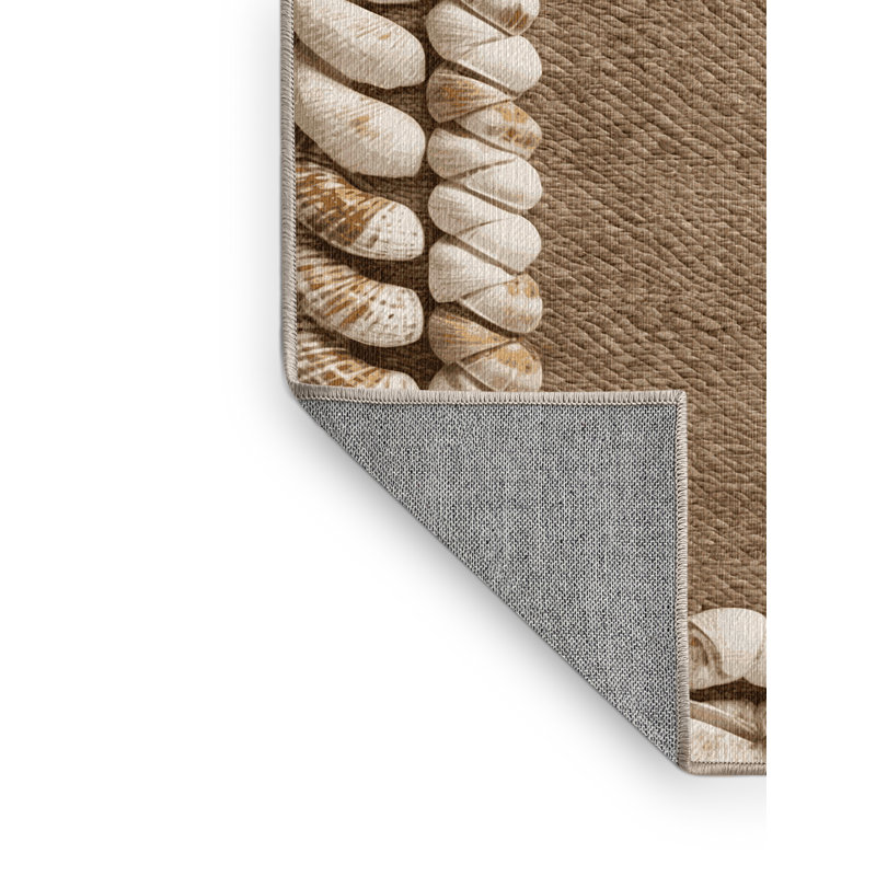  Tapis bord de mer lavable, Rectangle 5 pi x 7 pi