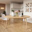 Tables de salle à manger extensibles (table seulement, sans chaises, avec plateau et pieds)