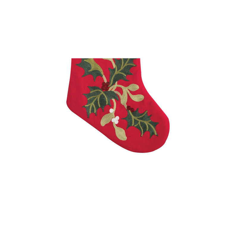 Holly Branch Stocking