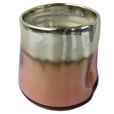Earl Gray Scented Jar Candle with Glass Holder