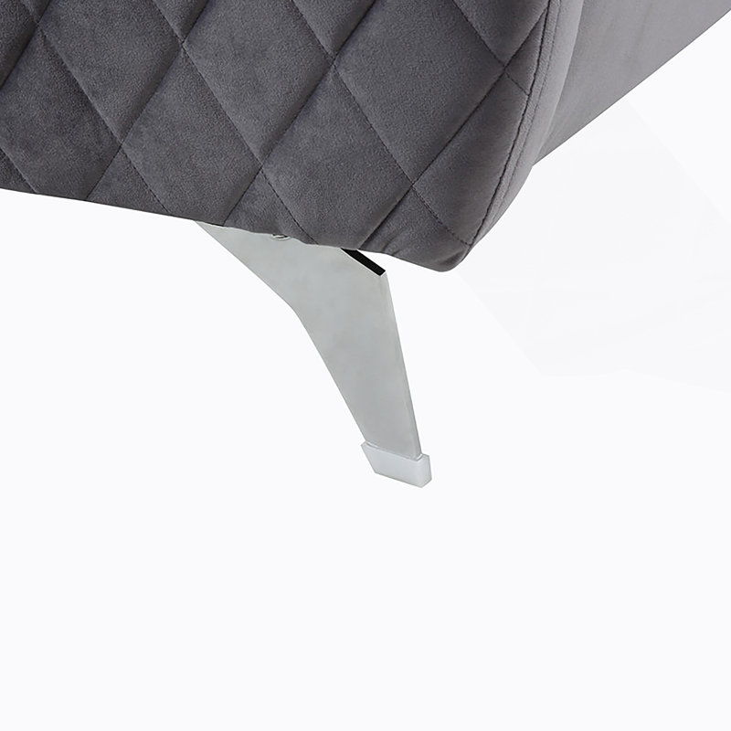 Fauteuil polyvalent en lin pour des utilisations multiples et un décor élégant, Gris