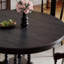 Table ronde française élégante en bois massif-953289243