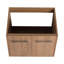 Armoire de salle de bain 24 po avec lavabo, portes, fixation flottante, pour petite salle de bain
