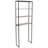 Natarbora 69" H Industrial-Style 4-Tier Over-the-Toilet Shelf Storage - Gray-1453372056