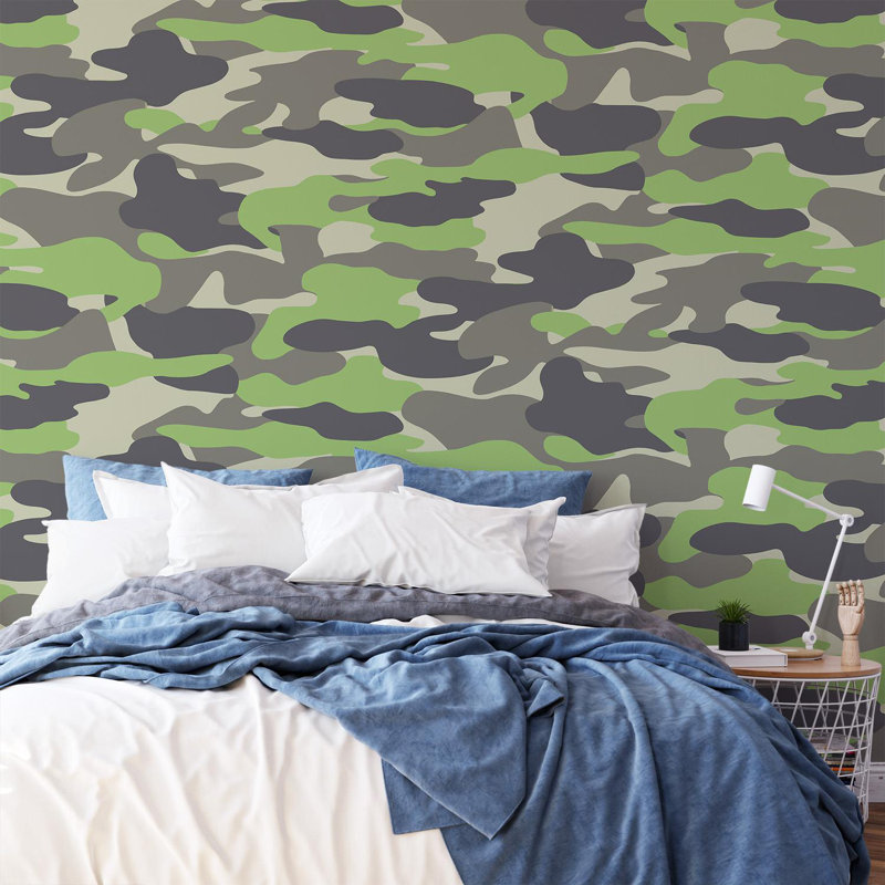 10.05m x 53cm Matte Wallpaper Roll, Green