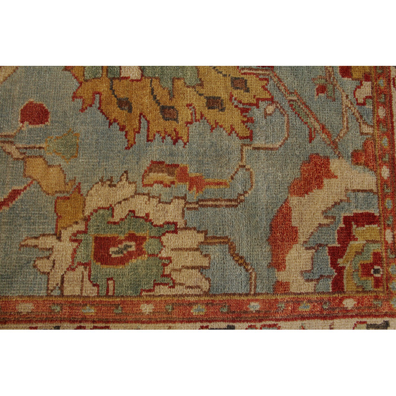 Antique Weave Serapi Wool Oriental Area Rug, Rectangle 9' x 12'