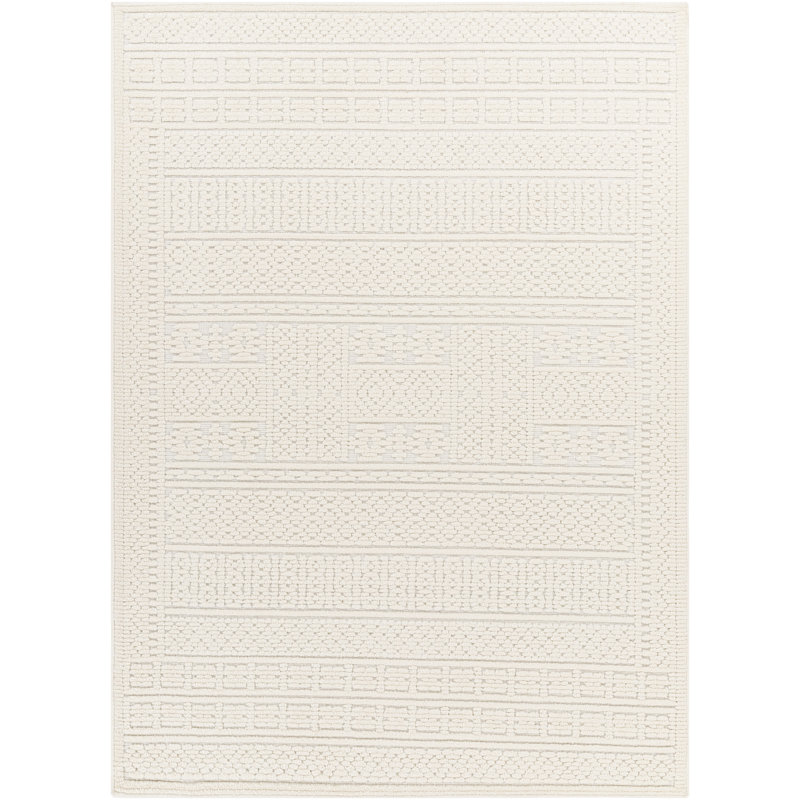 Aneysha Washable Geometric Indoor Rug, Rectangle 2' x 2'10"