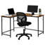 Humberto L-Shaped Metal Base Writing Desk-544874877-661098604