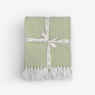 Audley Chevron Herringbone Throw Blanket