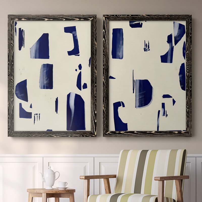 «Fragment Abstraction I», impression sur toile 2 pièces, H 31,5 po x l 88 po x P 1,5 po, Noir