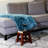 Wooden Stool With Butterflies, Cherry Finish - And Functional For 10" X 11 Butterflies Stool, Color Versatile Ottomans Footrests Height 11" Diameter-497431119