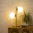 Sphere 20 in. Mid-Century Modern Integrated LED Desk Table Lamp with Built-In 3-Way Dimmer