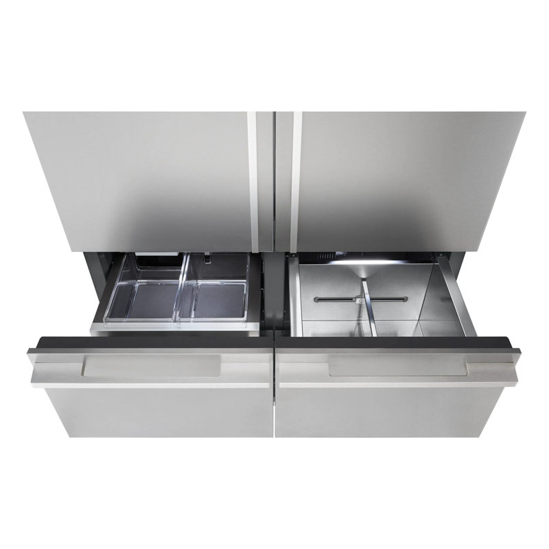 48" Built-in Transitional French Door Refrigerator