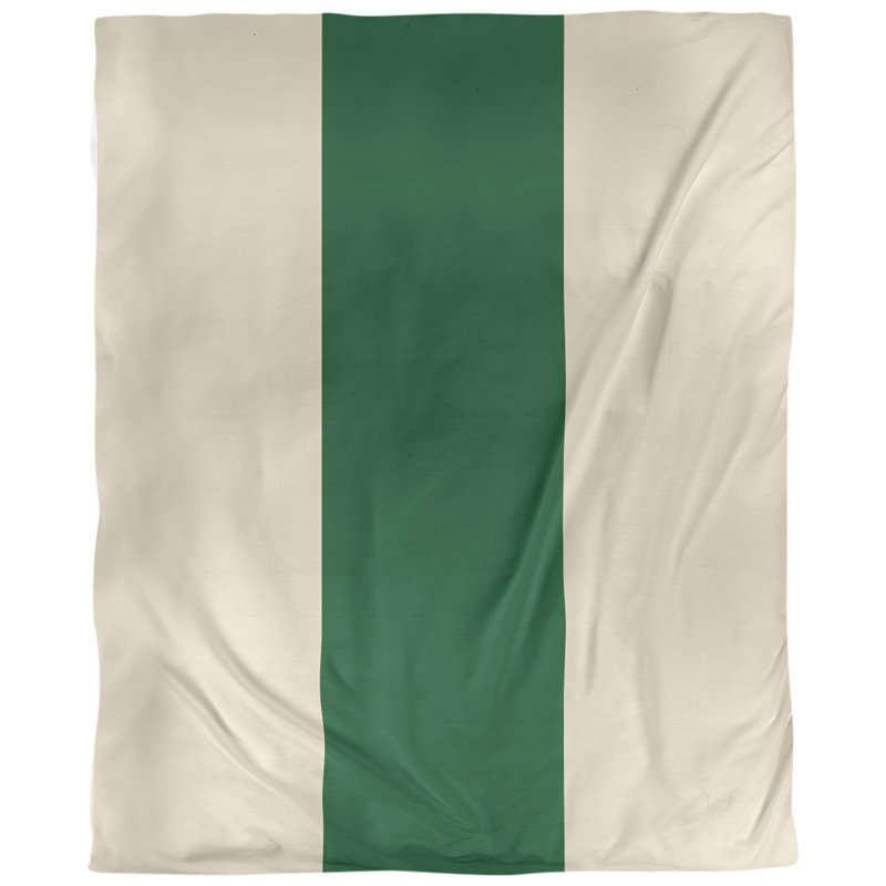 Tissu de basket-ball denver, Crème / Vert foncé